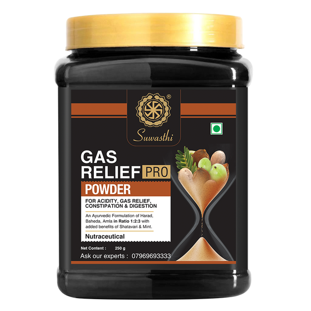 Suwasthi Gas Relief Pro Powder - 250gms – suwasthiStore