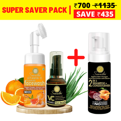 Super Saver Face & Hair Care Combo