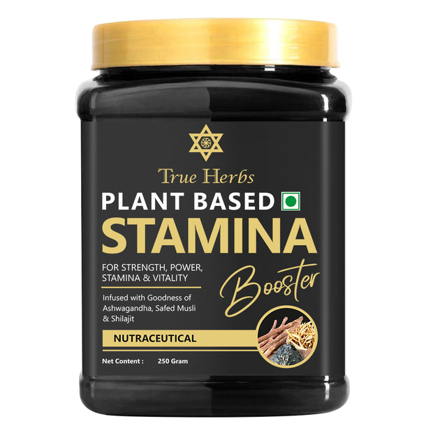 Suwasthi True Herbs Stamina Booster - 250gms + Stevia drops 25 ml