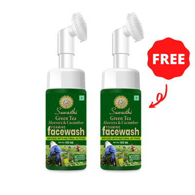 Buy 1 Green Tea Facewash & Get 1 more FREE !!