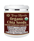 True Herbs USA Imported Organic Chia Seeds 300 Grm with USDA Certification Suwasthi